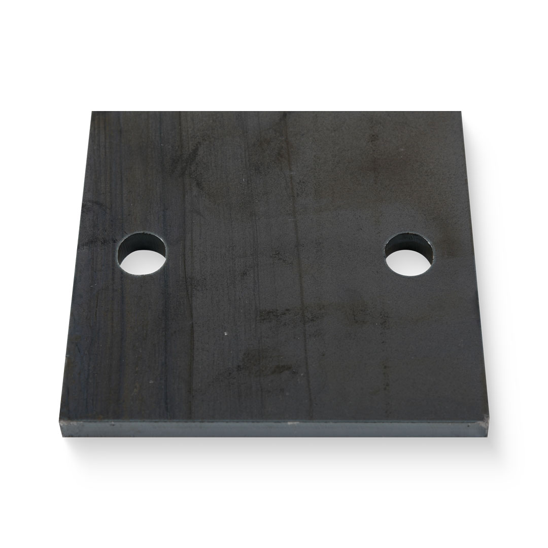 Stahl Ankerplatte 120 x 120 x 8 mm - gelocht
