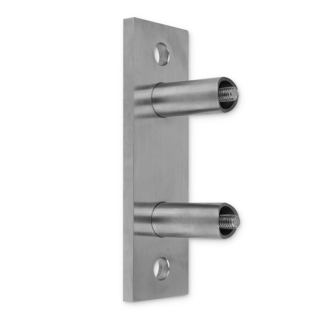 Edelstahl Wandankerset - für Rohr 42,4 mm