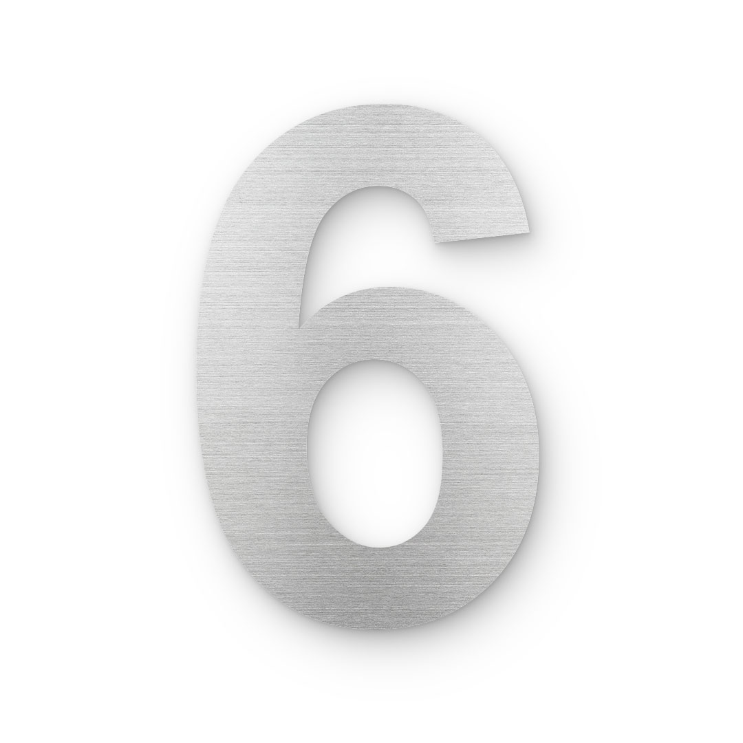 Edelstahl Hausnummer - 6