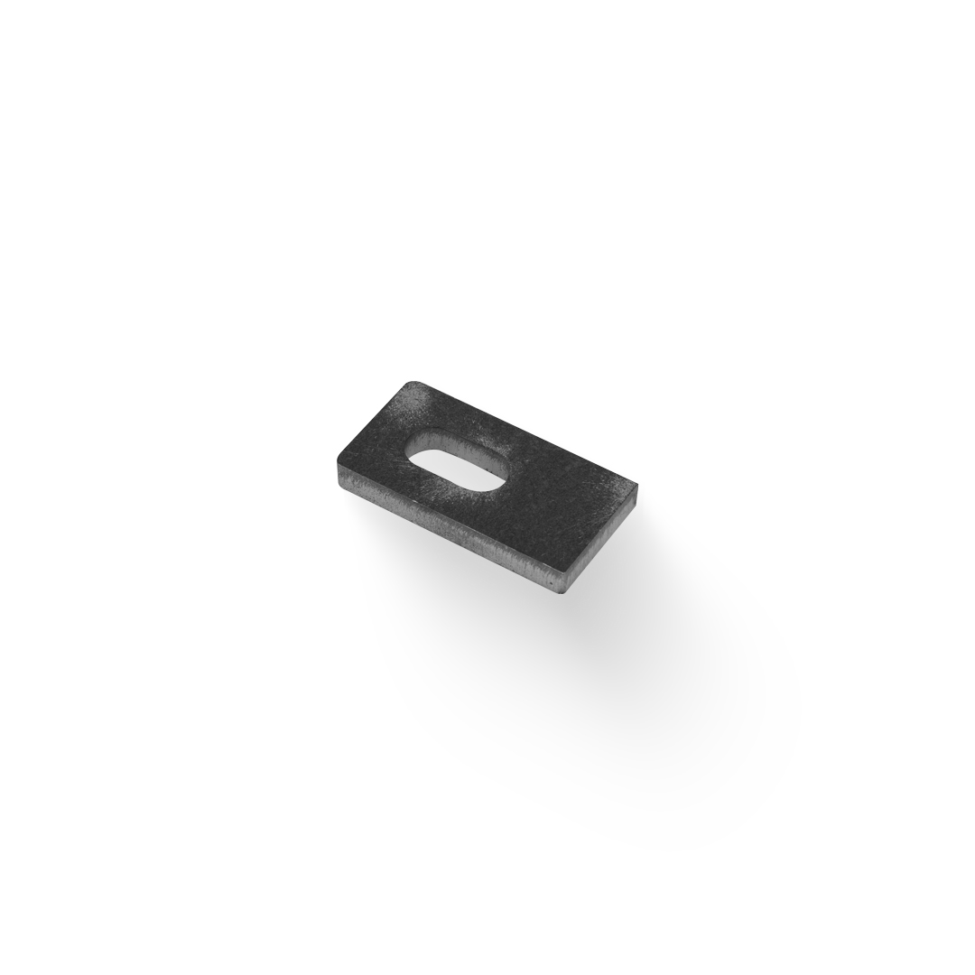 Stahl Anschweißlasche 48 x 25 x 6 mm