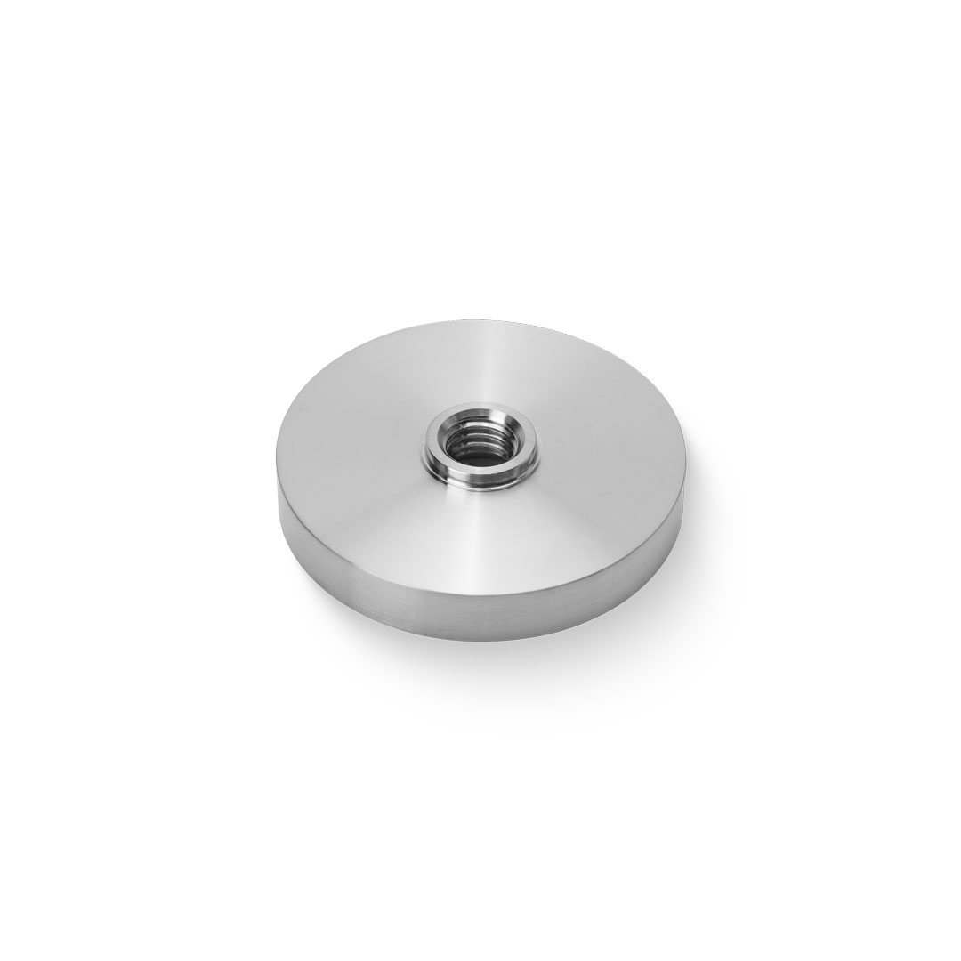 Edelstahl Distanzscheibe für Punkthalter - Ø 52 x 8 mm