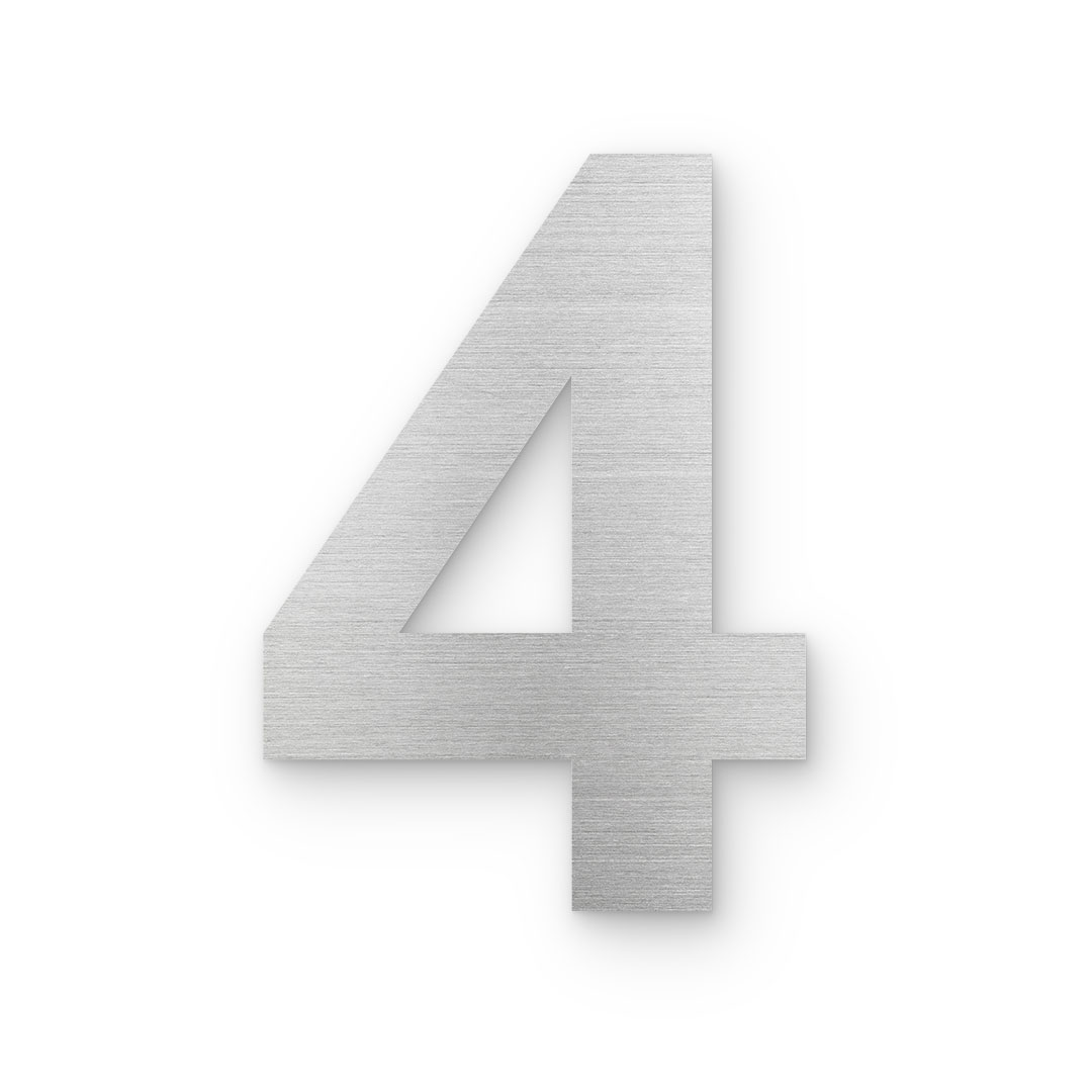 Edelstahl Hausnummer - 4
