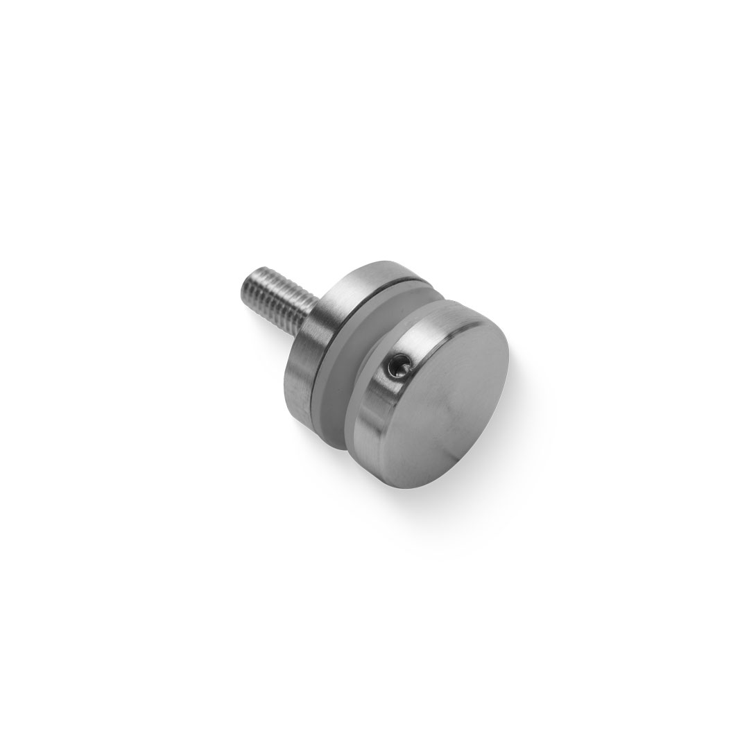Edelstahl Punkthalter flach - Ø 30 mm