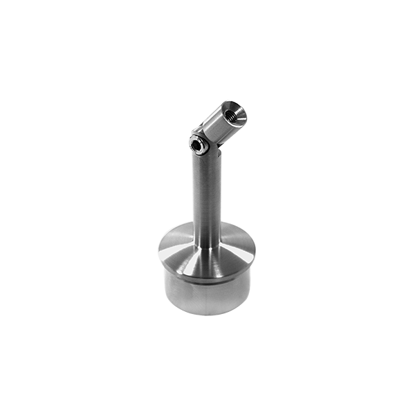 Edelstahl Abschlussstopfen gewölbt - 42,4 mm